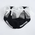 thumbnail image 3 of Faithtur Baby Girls Socks, Cute Sweet Bow Socks Soft Lightweight Non-slip Socks for Spring Fall, 3 of 5
