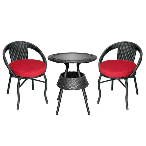 Ensemble de bistro 3 mx avec coussins