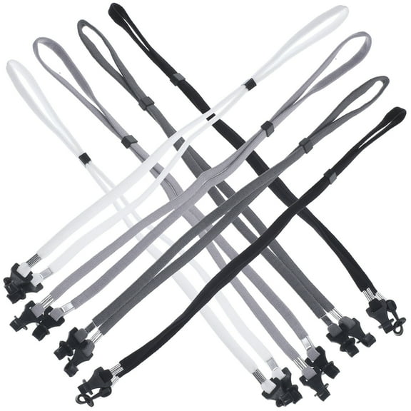 TINKSKY 8Pcs Stylish Design Glasses Holders Adjustable Silicone Tube Eyewear Retainer