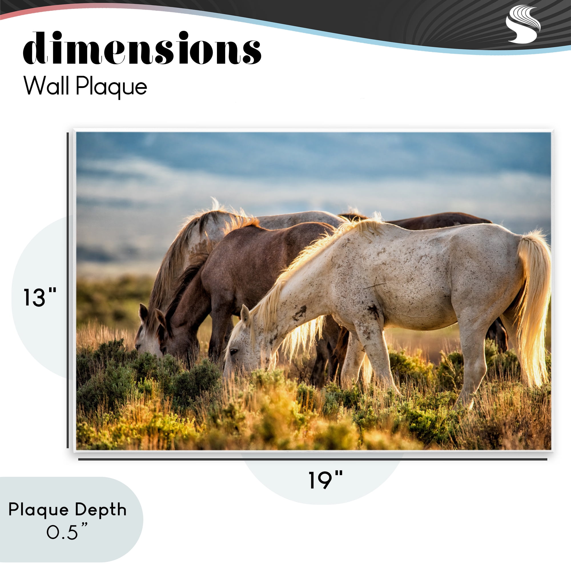 Stupell Industries Equine Evening Graze Wall Plaque Art, design by Tim West