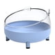 thumbnail image 1 of Caja de arena para baño de hámster, contenedor de baño de polvo para animales pequeños, jerbos transparentes Azul, 1 of 9