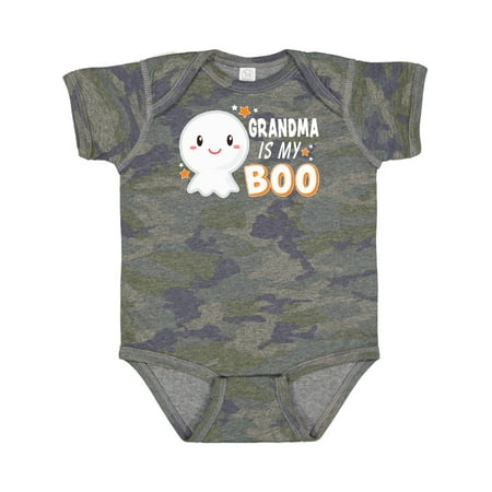 

Inktastic Grandma is My Boo with Cute Ghost Boys or Girls Baby Bodysuit