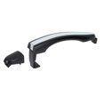 thumbnail image 1 of Manijas de puerta exterior de automóvil Unique Bargains del lado delantero derecho para Hyundai Azera 2006-2011 ABS Negro, tono plateado, 1 pieza, 1 of 6