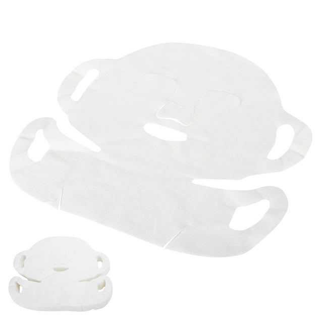 Facial Máscara, Papel de Máscara Desechable Inofensiva de Fibra de Algodón para Viajar por Casa