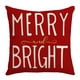 thumbnail image 2 of Peach Print Christmas Pillowcase Christmas Tree Elks Pillowcase Sofa Bedside Cushion Cover Size 17.7 X17.7 Inches, 2 of 6