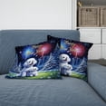 thumbnail image 2 of Happy New Year Bichon Frise Family Cheer Winter Midnight Firework Pillow Cushion Double Sided Bichons Dog Lovers Gifts Idea Throw Pillow - 02025, 2 of 4