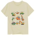 thumbnail image 3 of Kiijoy Girls Short Sleeve T-Shirt Casual Graphic Round Neck T Shirt Kids Top, Sizes 4-5, 3 of 3