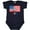 Navy Blue, variant on Inktastic USA Soccer Boys or Girls Baby Bodysuit