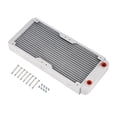 thumbnail image 1 of Radiador De Aluminio Disipador De Calor Computadora Refrigeración Por Agua Intercambiador De Calor Líquido Blanco (240 Mm) Speravity EL006964-00, 1 of 6