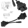 thumbnail image 1 of Cable adaptador de diagnóstico de 12 pines OBD1 a 16 pines OBD2 de 20 cm/7,9 pulgadas apto para Mitsubishi, 1 of 12