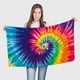 thumbnail image 3 of Microfiber Beach Towel Super Colorful Bath Towel Sandproof Beach Blanket Multi-Purpose Towel For Travel Swimming Pool, 3 of 5
