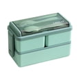 thumbnail image 1 of Eewia Food Storage Clearance, Box Adult Lunch Box 49Oz Leakproof Stackable Lunch Box Meal Prep for Dining Out Work Picnic School, 1 of 2