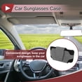 thumbnail image 2 of Unique Bargains Car Sunglasses Case Magnetic Universal Car Visor Eyeglasses Holder Storage Box Suede Gray 17.5x10cm 1 Pcs, 2 of 7
