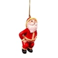 thumbnail image 4 of Toystoory Resina Santa Claus Colgante Colgante Decorativo Navidad Reemplazo Hogar Dormitorio Sala de estar Oficina Coche Ventana Decoración Kits de decoración para fiestas, 4 of 6