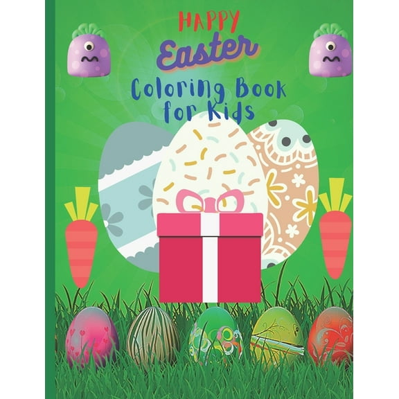 Easter Coloring Book: Coloring Book with Fun, Easy, and Relaxing Designs (Paperback)