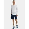 thumbnail image 2 of Athletic Works Men’s and Big Men’s Fleece Shorts, Size S-5XL, 2 of 5