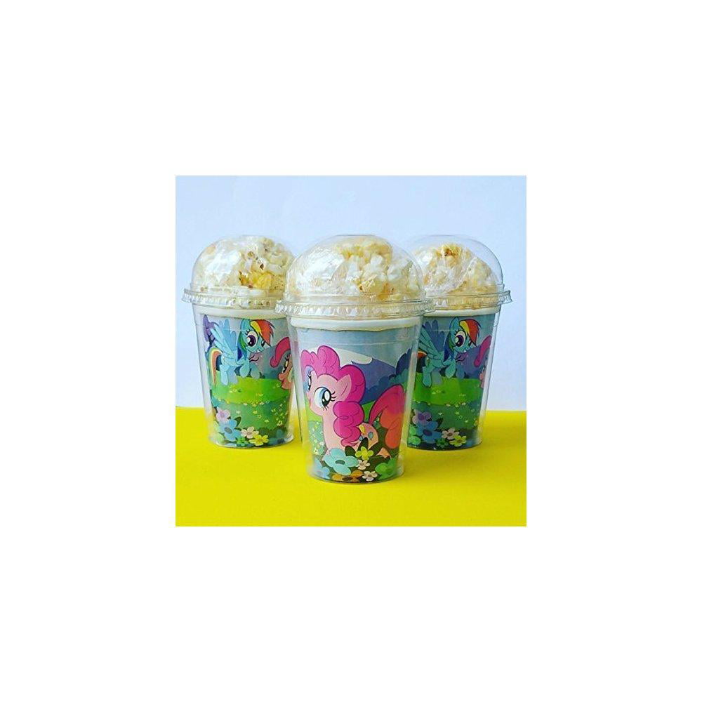Goody Bags Favor Boxes Popcorn Cups Set of 8 My Little Pony Party Cups