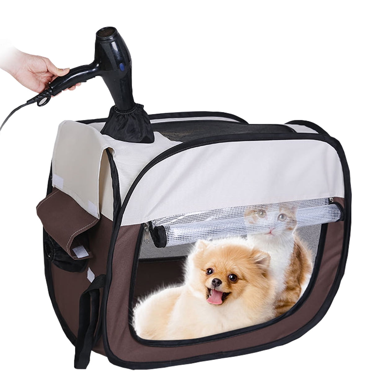 TureClos Pet Cat Dogs Hair Drying Box Portable Pet Hair Drying Box