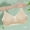 Beige, variant on Antinious Women Solid Non Closure Adjustable Strap Wireless Breathable Comfortable Bras