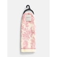 thumbnail image 4 of Scenario Women's Woven Oblong Printed Scarf, White, 4 of 4