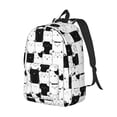 thumbnail image 2 of Daiia Doodle Cute Cat Vintage Canvas Backpack for Men and Women ,Hiking Backpack,Travel Laptop Bag for School,Large Capacity Backpack, 2 of 8