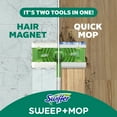 thumbnail image 6 of Swiffer Sweep & Mop Dry + Wet Floor Mopping and Sweeping Kit, 1 Device, 5 Dry Cloths, 3 Wet Cloths, 6 of 11