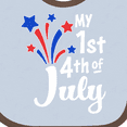 thumbnail image 4 of Inktastic My 1st 4th of July Fireworks Boys or Girls Baby Bib, 4 of 4