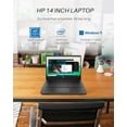 HP Laptop, 14" Ultral Light Laptop for Students and Business, Intel Celeron QuadCore N4120
