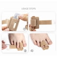 thumbnail image 4 of ONLYEOR Khaki Toe Corrector for Men & Women, Toe Straightener for Overlap & Bunion, Adjustable Support Splint with Strap, For Foot Care, 4 of 5