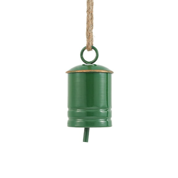 Vintage Hanging Bell for Christmas - Brass & Metal Decorative Bells for Door Knob, Tree, Wreath, Garden and Window, Rustic Holiday Ornament
