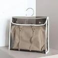 thumbnail image 3 of Dust Bags for Handbags, Clear Handbag Storage, Purse Storage Organizer for Closet, Purse Cover Hanging Closet Organizer with Button and Purse Hook, 3 of 7