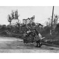 thumbnail image 2 of Two German Women Pushing Their Belongs In A Cart Past Demolished Buildings History (36 x 24), 2 of 2