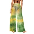 thumbnail image 4 of Gamivast Swimsuit Cover Ups for Women Mesh Beach Pants High Waisted Wide Leg Sheer See Through Bathing Suit Bottoms Summer Vacation Pool Party Outfits, 4 of 8