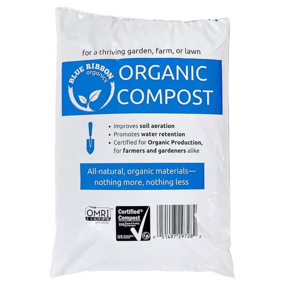 Ribbon Organics OMRI Certified Organic Compost Size: 7.9 Gallons, 32-35 Pound Bag