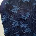 thumbnail image 4 of Efavormart Satin Rosette Navy Stretch Banquet Spandex Chair Cover Dinning Event Slipcover For Wedding Party Banquet Catering, 4 of 7
