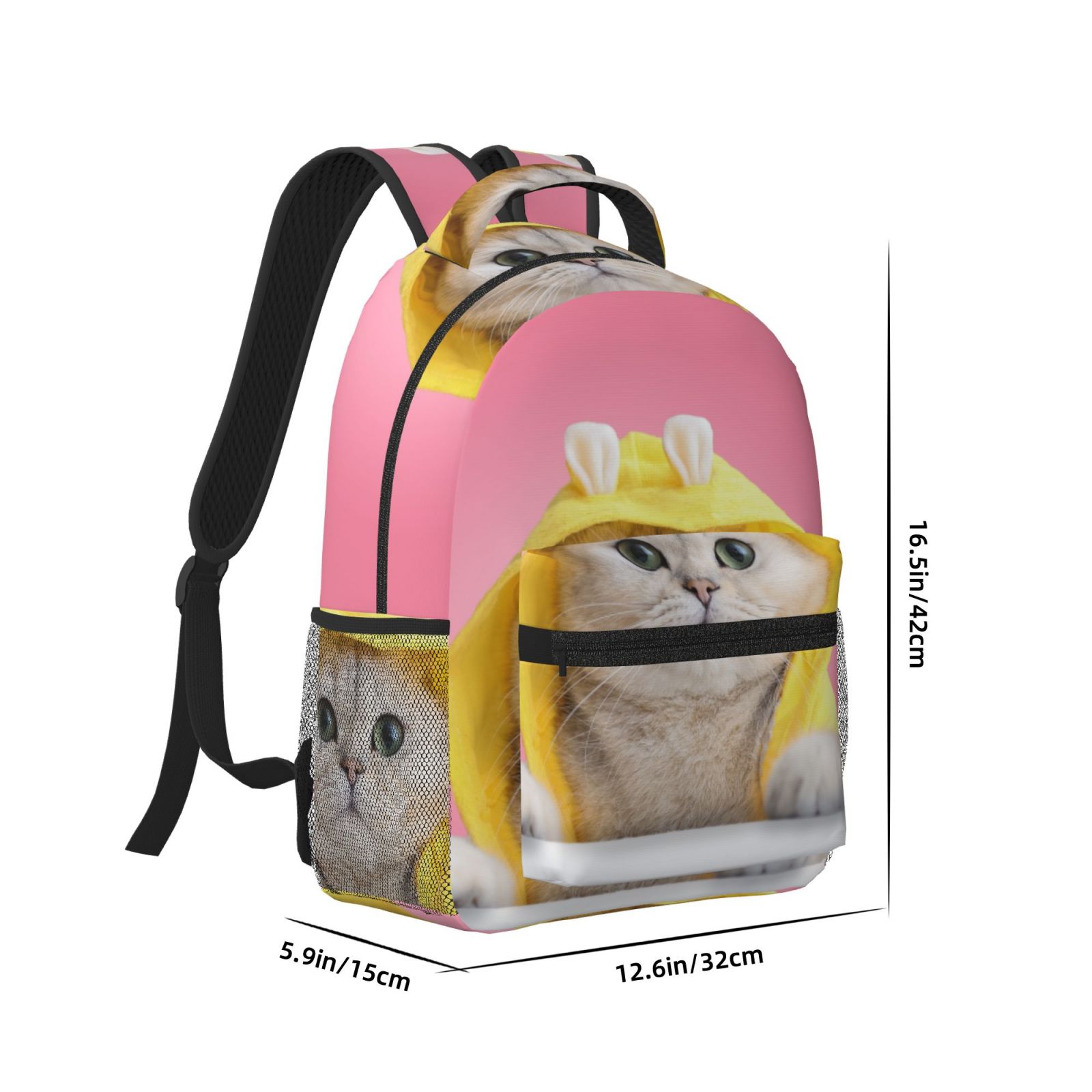 Xecao A Funny Cat Travel Backpack: A spacious, stylish computer backpack ideal for men and women, perfect for college, school, or daily travels