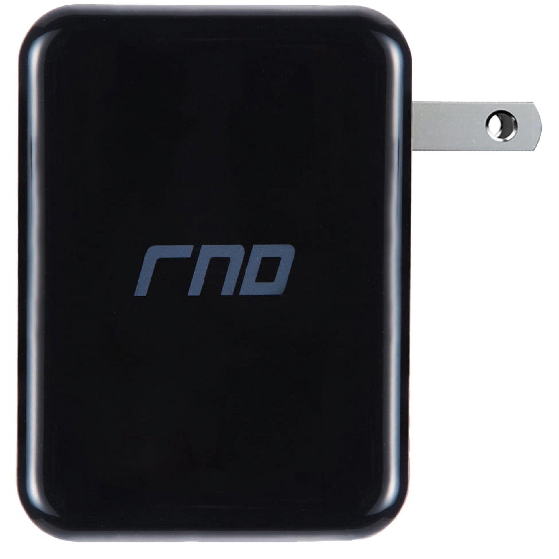 RNDs Fast Charge Wireless Charging Pad for Apple iPhone (8, 8 Plus, X, 10), Samsung Galaxy (S8, S8 Plus, S7, S6), Note 8, LG (G6, V30) and other QI Enabled Devices (Dual Charger Included) (black)