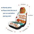 thumbnail image 3 of Uemuo Fall Pumpkins Pattern Car Seat Covers for Front Seats Waterproof Seat Covers for Cars, Universal Auto Front Seats Protector Fits for Car-1, 3 of 6