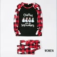 thumbnail image 3 of Jenny Family Matching Christmas Pajamas, "Chillin With My Snowmies" Snowman Print, Holiday Sleepwear PJs, Men Women Kids Baby Dog, Plus Size, 3 of 7