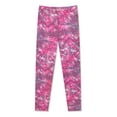 thumbnail image 3 of Prestigez Girls Cute Fashion Printed Stretchy Tie Dye Leggings Yoga Pants Pack of 2, Pink Blue/Purple, Pastel/Hot Pink, Size: 3T, 3 of 3