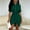 Green, variant on Dolkfu Collared Dresses for Women Dressy Casual Mini Black Irregular High Low Hem Short Sleeve Shirt Dress Modern Refined Slim Solid Dresses Black,L