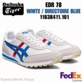 thumbnail image 1 of Onitsuka Tiger EDR 78 WHITE / DIRECTOIRE BLUE 1183B411 101 NEW UNISEX Japan F/S, 1 of 6