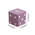thumbnail image 3 of Dvkptbk Shoe Benches Home Entryway Cubes Stool Living Room Sofa Stool Dice-Patterned Benches Home Essentials, Purple, 3 of 6