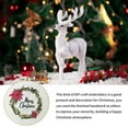 thumbnail image 4 of maskred Christmas Embroidery Stitch Starter Kit DIY Handmade Xmas Pattern Cloth Embroidery Hoop Beginner Embroidery Round Cross Stitch S338 1Set, 4 of 6