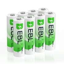 EBL AA Rechargeable Batteries, 2900mAh High Capacity Batteries 1.2V NiMH Low Self Discharge, Pack of 8