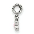 thumbnail image 3 of 925 Sterling Silver Reflections Pink CZ Star Dangle Bead; for Adults and Teens; for Women and Men, 3 of 4