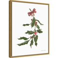 thumbnail image 2 of Amanti Art Peace and Joy Holly Framed Canvas Wall Art Print, 2 of 7