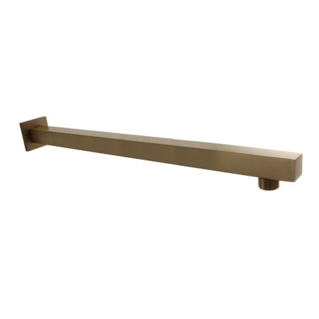

Kingston Brass K4163 Shower Scape 15-3/4 Square Rain Drop Shower Arm with Flange Antique Brass