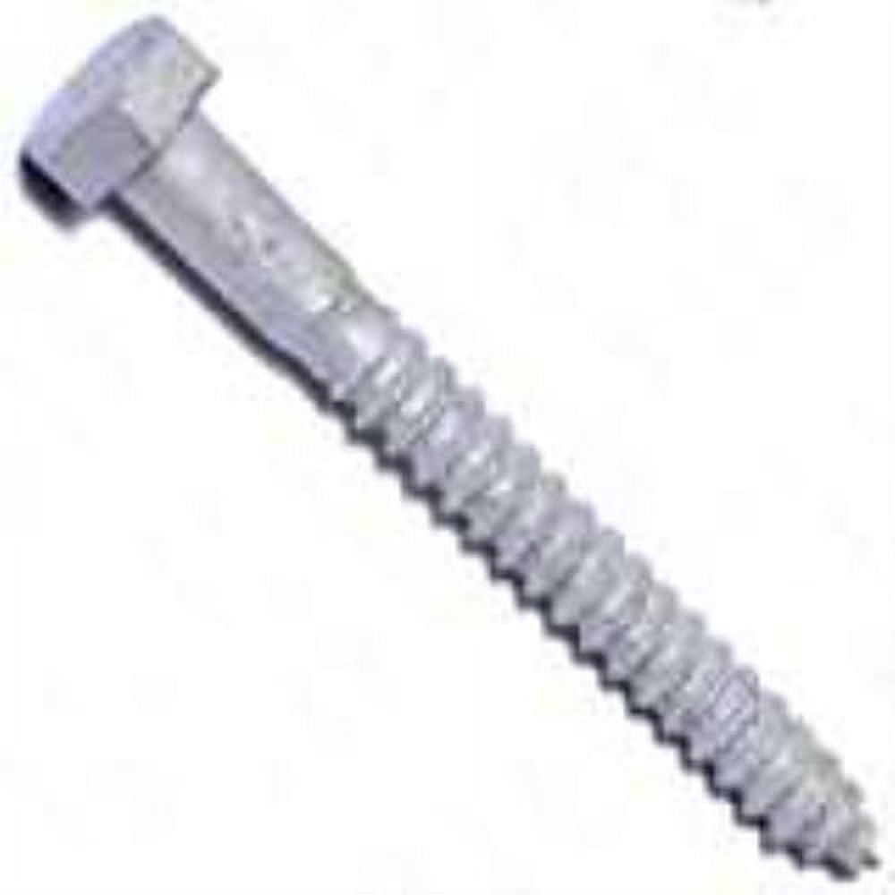 Midwest 05570 Galvanized Hex Lag Screw, 5/16"X3", Grade 2