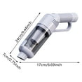 thumbnail image 4 of Powerful Handheld Vacuum Cleaners For Car USB Rechargeable Quick Cleanup Remover User Friendly, 4 of 7